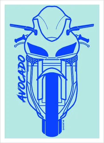 Honda CBR600RR, 2003, Blau