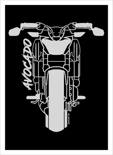 Kawasaki Z650, 2018, 2, cust, Weiß