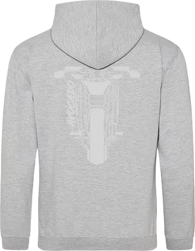 Kawasaki Z650, 2018, 2, cust, Weiß