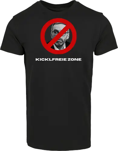 Kicklfreie Zone Weisse Schrift