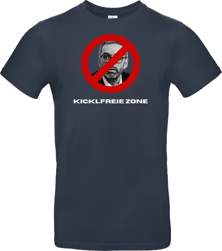 Kicklfreie Zone Weisse Schrift