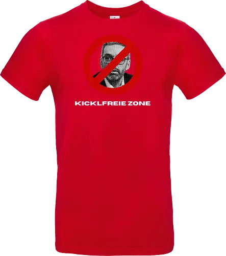 Kicklfreie Zone Weisse Schrift