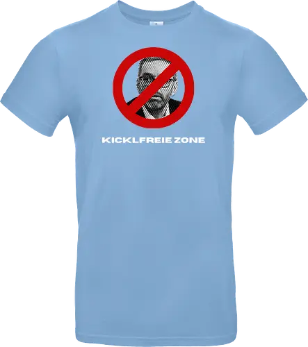 Kicklfreie Zone Weisse Schrift