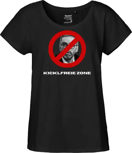 Kicklfreie Zone Weisse Schrift