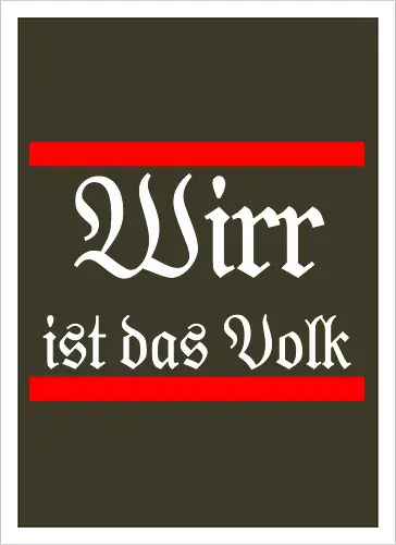 Wirr ist das Volk