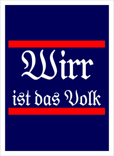 Wirr ist das Volk