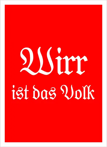 Wirr ist das Volk