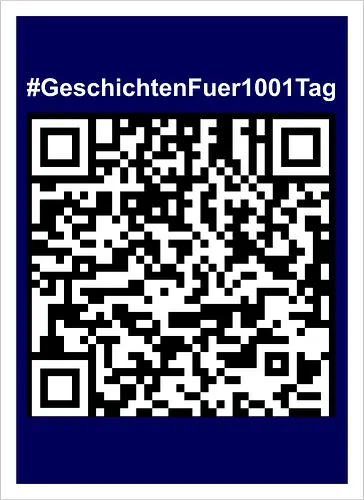 #GeschichtenFuer1001Tag - helle Schrift