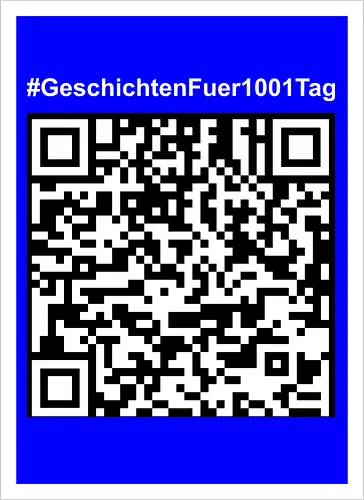 #GeschichtenFuer1001Tag - helle Schrift