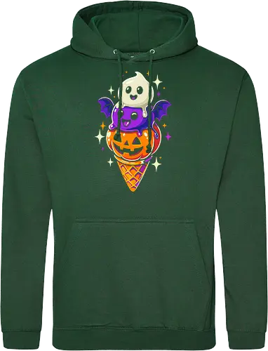Eiscreme Halloween - Schwarz