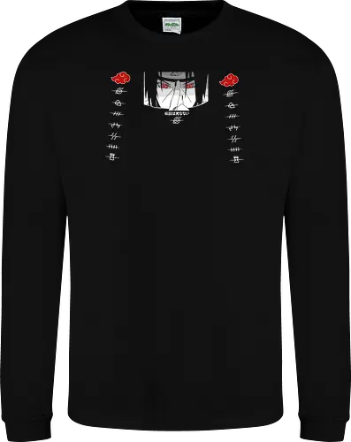 Itachi Uchiha Mangekyo Sharingan Minimalist Shinobi Art