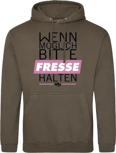 LPN05 - Wenn möglich Fresse halten (Black)