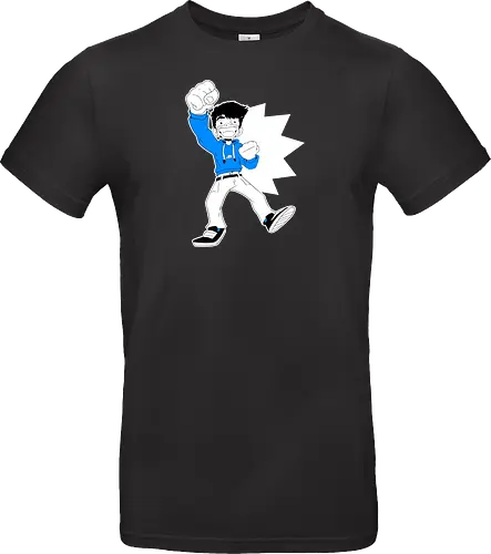 GermiBoi - Anime Character Blau Schwarz