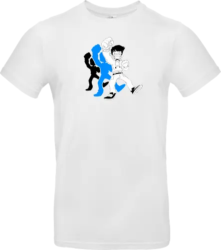 GermiBoi - Anime Character Schatten Blau Weiß