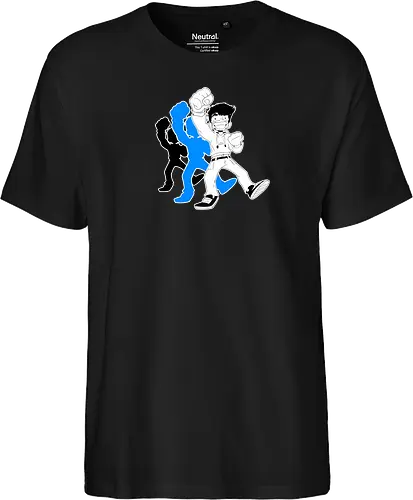 GermiBoi - Anime Character Schatten Blau Schwarz