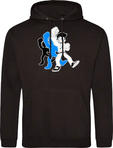 GermiBoi - Anime Character Schatten Blau Schwarz