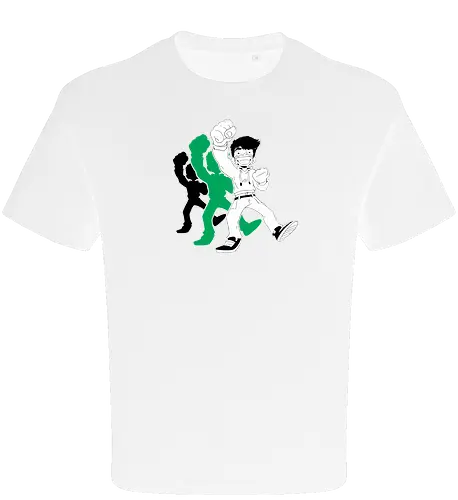 GermiBoi - Anime Character Schatten Grün Weiß