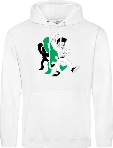 GermiBoi - Anime Character Schatten Grün Weiß