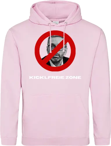 Kicklfreie Zone Weisse Schrift