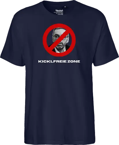 Kicklfreie Zone Weisse Schrift