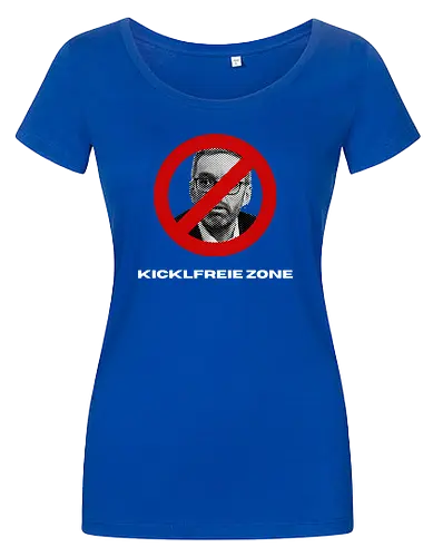 Kicklfreie Zone Weisse Schrift