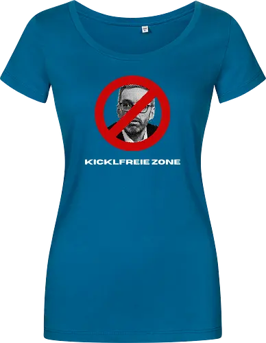 Kicklfreie Zone Weisse Schrift