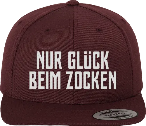 2EpicBuddies - Nur Glück beim Zocken Cap (White)