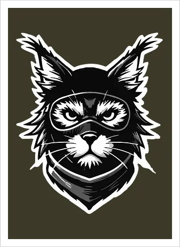 Tasse-Kunstdruck Katze