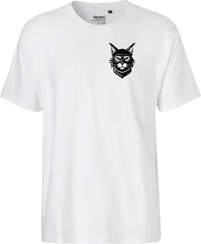 Front Katze Pocketdruck, Back Logo schwarz