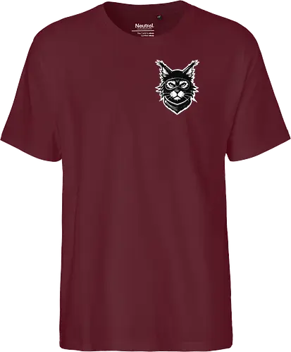 Front Katze Pocketdruck, Back Logo schwarz