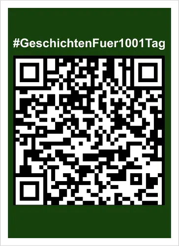 #GeschichtenFuer1001Tag - helle Schrift