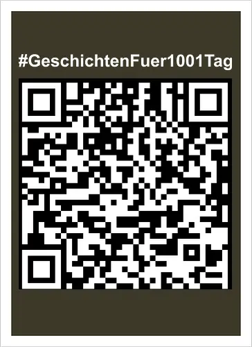 #GeschichtenFuer1001Tag - helle Schrift