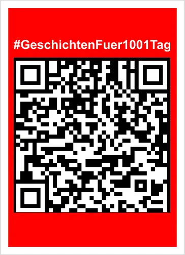 #GeschichtenFuer1001Tag - helle Schrift