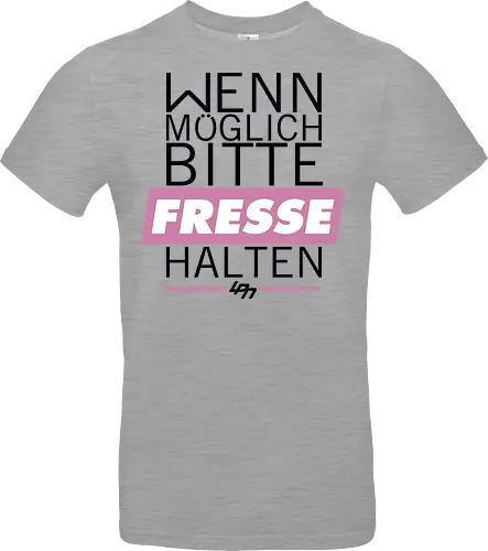 LPN05 - Wenn möglich Fresse halten (Black) - lpn, youtube, youtuber, merchandise