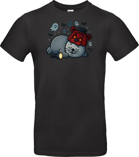 Frobbie Sleep - horror merch, gaming merch, cute horror, kawaii horror, seal mascot, robbyhorror, robbencrew, indie horror, horror gamer, spooky seal, freddy inspired, fnaf merch, horror streetwear, gaming streetwear, streamer merch, youtube merch, twitch merch, cozy horror, creepy cute, seal hoodie, seal tshirt, limited merch, robbyhorror merch, sleepy seal, gamer fashion, nerd streetwear, horror kawaii, mascot merch