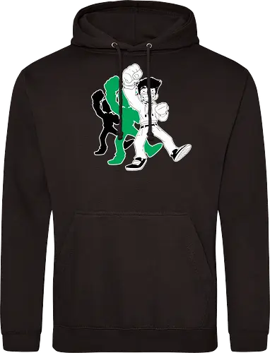 GermiBoi - Anime Character Schatten Grün Schwarz