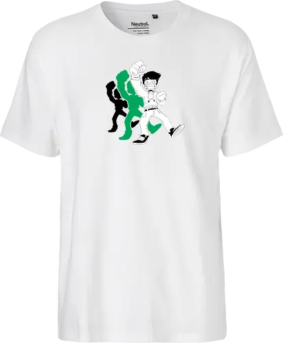 GermiBoi - Anime Character Schatten Grün Weiß