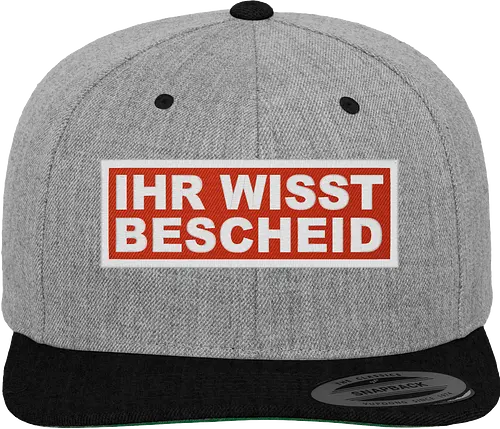 schmittywersonst - Ihr Wisst Bescheid Cap