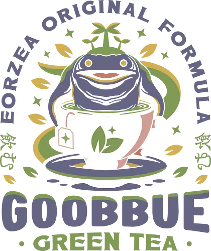 Goobbue Green Tea - Final, Cactus, cactilio, Kupo, final fantasy xiv, final fantasy 14, ff14, Goobbue, gaming, gamer, video game, Kweh, tonberry, tomberi, Cloud, final fantasy 7