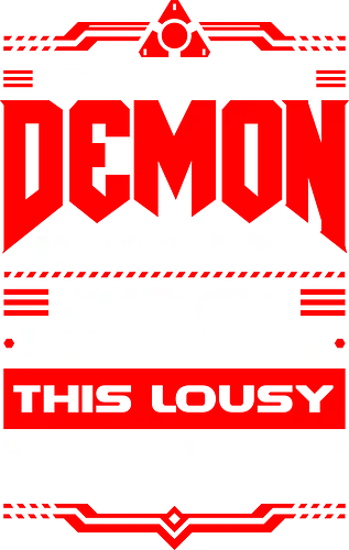 I survived the demon invasion TShirt - doom, marine, mars, alien, rock, metal, cacodemon, demon