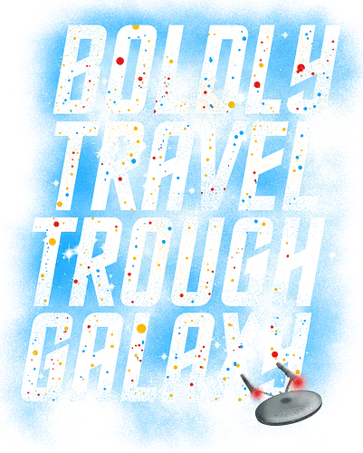 Boldly travel - pop culture, scifi, space ship, television, movies