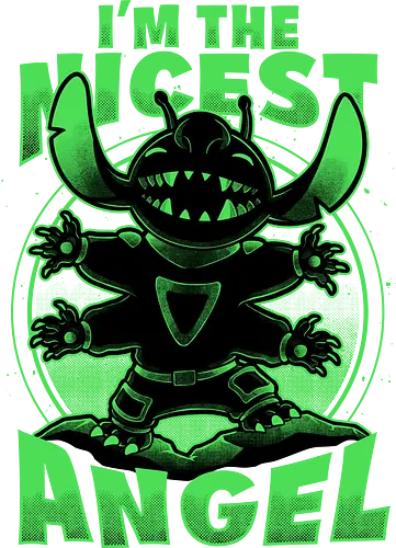 Cute Alien Nice Angel - Movie, Animation, Animated, Cute, Pet, Dog, Classic Animation, Classic, Extraterrestrial, Alien, Experimental, Experiment, Angel, Friend, Friendship