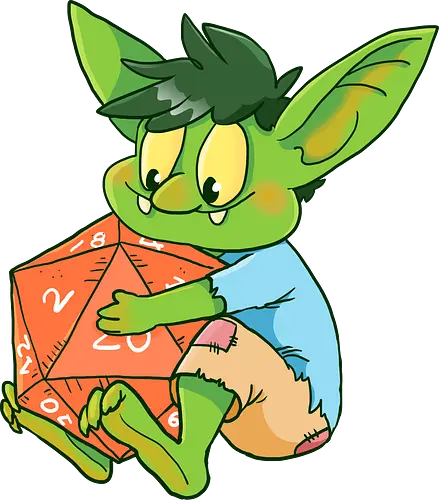 Dice Goblin - Dice, Würfel, W20, PnP, Goblin, TTRPG, RPG