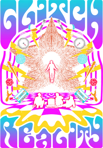 Strange Glitch Reality - Strange, 80s, demogorgon, eleven, hawkins, lucas, mike, TV, pyschedelic, retro, stranger, trippy, upside down, vintage, will byers, lucas sinclair, nancy wheeler, stranger things movie