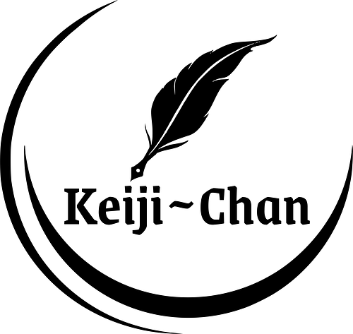 Keiji~Chan Logo (schwarz) - klein - Logo, Symbol, Keiji-Chan, Keiji, Chan