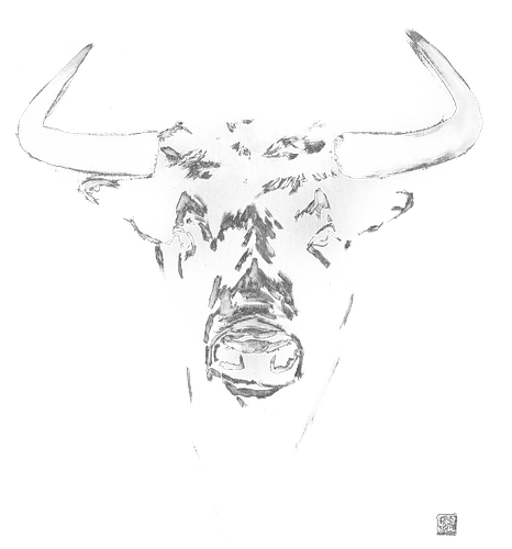 toro - bull, sumie, japan