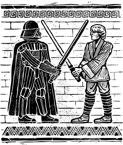 Galactic Glyph - Film, movie, galactic, galaxy, science fiction, sci-fi, space, glyph, hieroglyphic