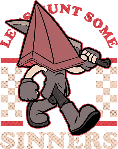 Game Mascot Pyramid - Video Games, Video Game, Game, Games, Gamer, Mascot, Retro, Vintage, Retro Vintage, Retro Gamer, Retro Cartoon, Game Mascot, Classic Horror, Horror, Cult, Pyramid, Demon, Undead, Monster, Scary, Spooky, Creepy, Sinner, Sin, Survival Horror, Survival, Halloween