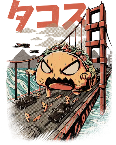 Takaiju - sushi, japan, kaiju, monster, essen, nippon, food, taco, Japanese