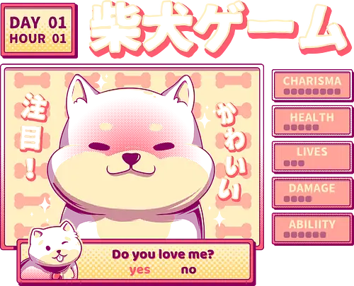 Shiba Novel - shiba, shiba inu, hund, dog, doggo, telltale, story, tamagotchi, dating game, point and click, character selection